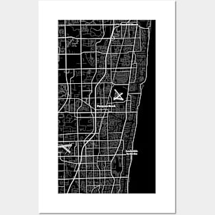 Pompano Beach Florida Map | Map Of Pompano Beach Florida | Pompano Beach Map Posters and Art